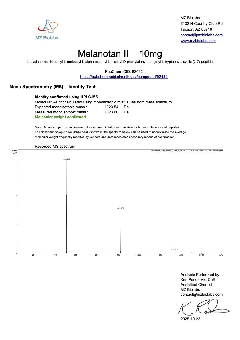 Melanotan 2 (MT2) - 10mg - Image 3