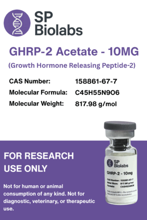 GHRP-2 Acetate (Growth Hormone Releasing Peptide-2) - 10mg