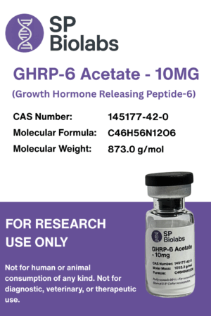 GHRP-6 Acetate (Growth Hormone Releasing Peptide-6) - 10mg