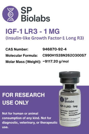 IGF-1 LR3 (Insulin-like Growth Factor-1 Long R3) - 1mg