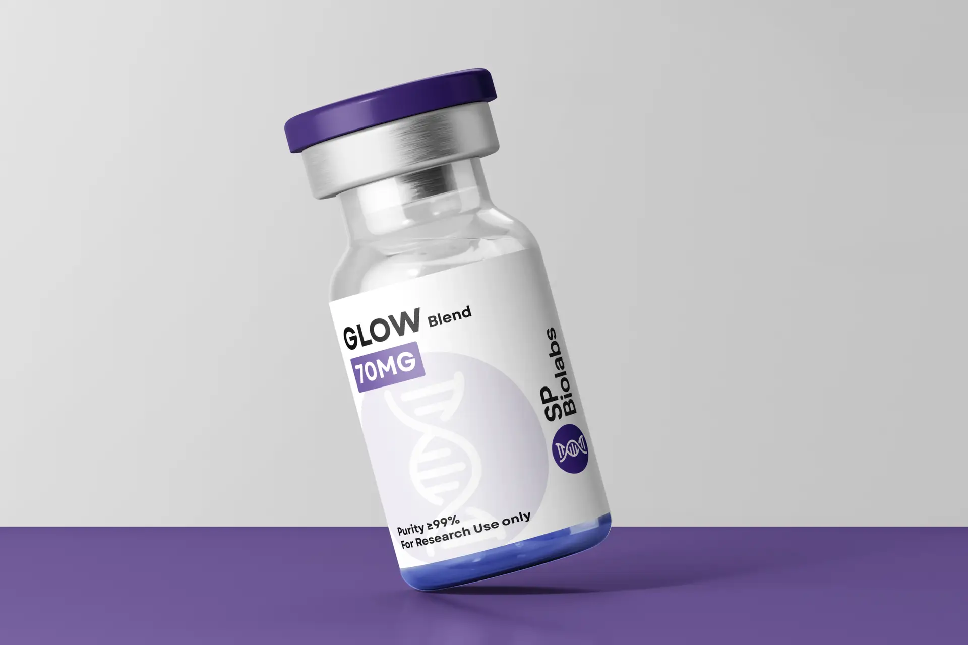 GLOW (Peptide Blend: BPC-157 + TB-500 + GHK-Cu)