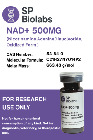 NAD⁺ (Nicotinamide Adenine Dinucleotide, Oxidized Form) - 500mg