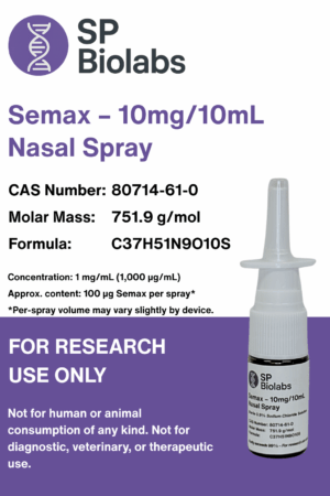 Semax – 10 mg / 10 mL Nasal Spray