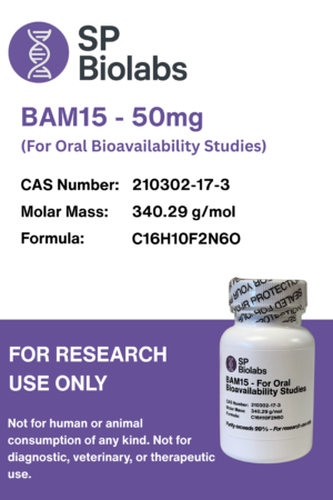BAM15 - 50mg for Oral Administration Studies (RUO) - 60 Capsules