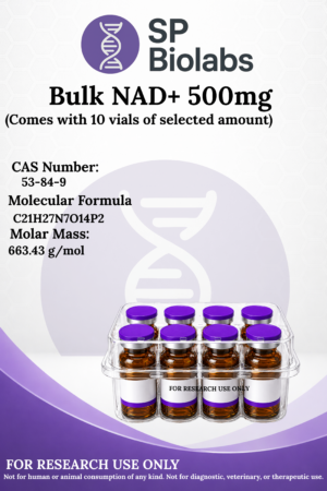 NAD⁺ (Nicotinamide Adenine Dinucleotide, Oxidized Form) - 500mg (Bulk)