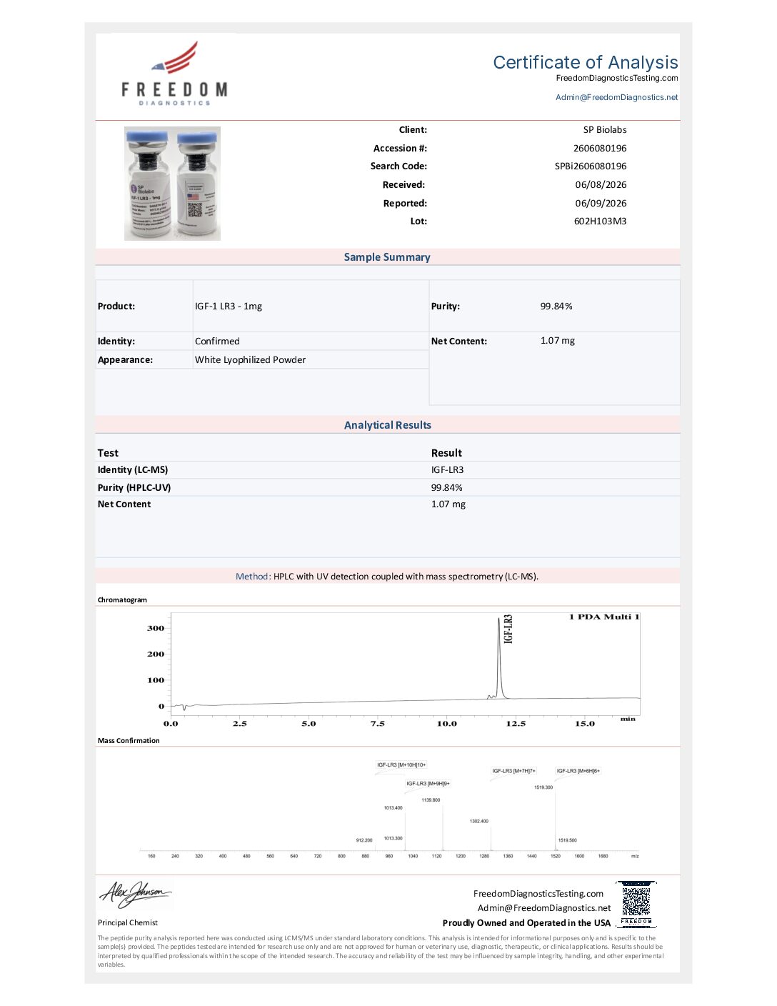 IGF-1 LR3 - 1mg (Bulk 10 vials) - Image 2
