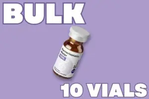 BAC Water – Amber Vial 10mL (Bulk) (10 vials)